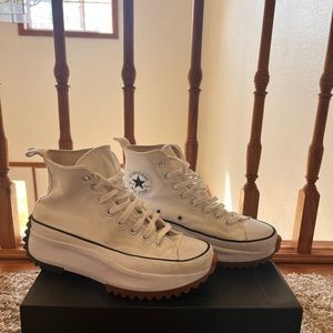 All star hike white converse